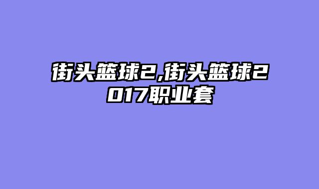 街头篮球2,街头篮球2017职业套