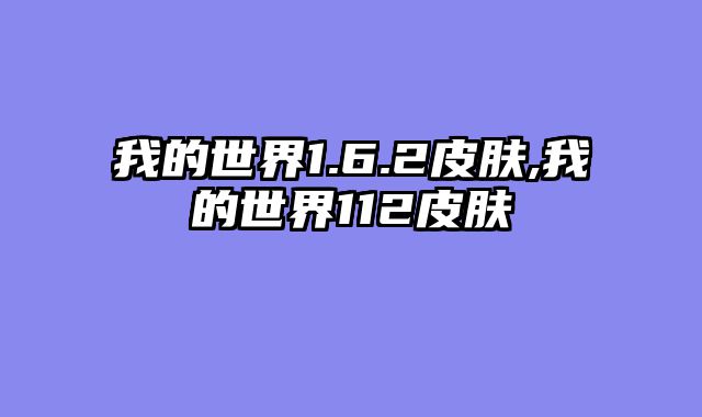 我的世界1.6.2皮肤,我的世界112皮肤